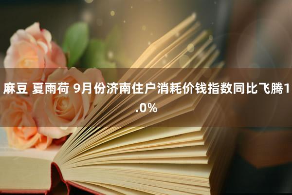 麻豆 夏雨荷 9月份济南住户消耗价钱指数同比飞腾1.0%