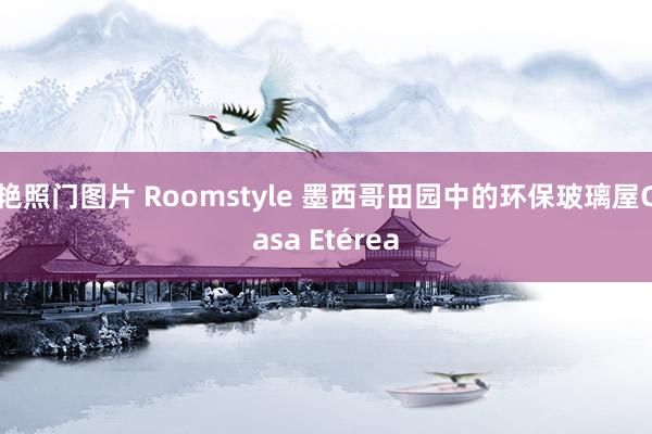 艳照门图片 Roomstyle 墨西哥田园中的环保玻璃屋Casa Etérea