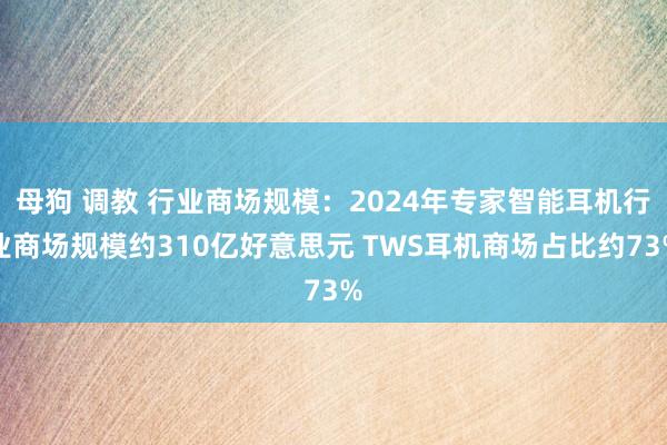母狗 调教 行业商场规模:2024年专家智能耳机行业商场规模约310亿好意思元 TWS耳机商场占比约73%